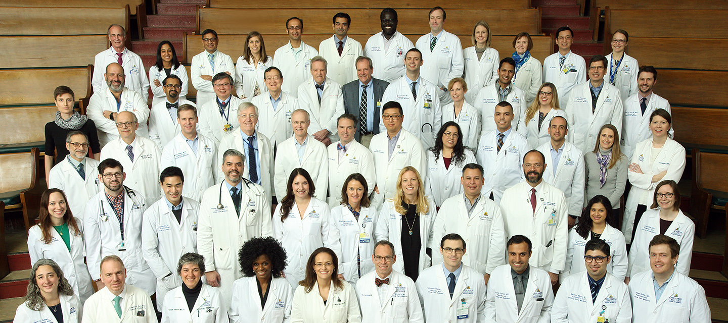 group photo of Pulmonary faculty members